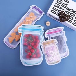Set de 4 bolsas reutilizables para alimentos Quttin 10.5x32 cm (36 Unidades) Set de 4 bolsas reutilizables para alimentos Quttin 10.5x32 cm (36 Unidades)