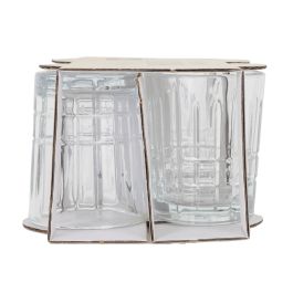 La Mediterranea Set 4 Vasos Chupitos 63 ml Colección Phasai Rio - Vasos de Chupito ø5x6 cm (24 Cajas)