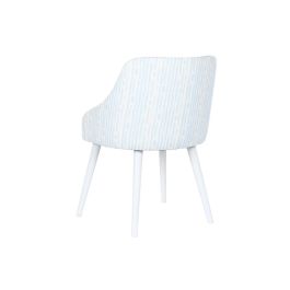 Silla Mediterraneo DKD Home Decor Azul Blanco 57 x 79 x 53 cm