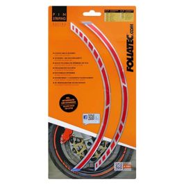 Pin Striping Racing Rojo 14 Bandas De 7 mm X 41 cm Incluido Espaciador FO34440