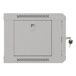 Lanberg Armario Rack 19 Pulgadas 4U 540x350x281mm Gris con Puerta Acristalada y Cerradura