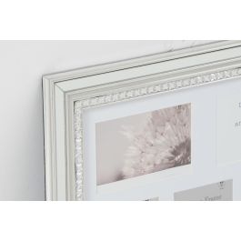 DKD Home Decor Marco Multifoto Tradicional Dorado Plateado 5 Fotos 2 Unidades 46.5 x 40 cm