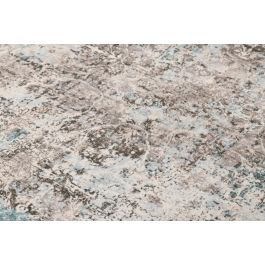 DKD Home Decor Alfombra Rectangular Árabe de Poliéster Multicolor 240x60 cm, 600 gsm, Lavado en Seco