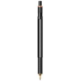 Rotring 800 Bolígrafo de Bola Retráctil Negro Tinta Negra Punta M en Caja de Regalo