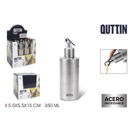 Aceitera de acero inoxidable 350 ml con tapón Quttin (12 Unidades) Precio: 62.89000047. SKU: B16FE3LJMT