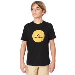 Camiseta de Manga Corta Infantil Rip Curl KTEZF4-90 Negro