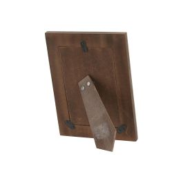 DKD Home Decor Marco de Fotos Glam 10x15 cm Blanco Resina