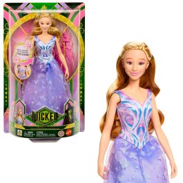 MATTEL Muñeca Glinda Upland Musical Jfm10 Wicked – Canta "For Good", Vestido Añil Mariposas, Melena Rubia – +4 Años Precio: 33.68999975. SKU: B1EDXJW2DW