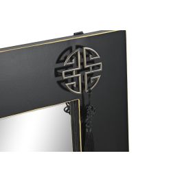 Espejo Oriental DKD Home Decor Negro Dorado 4 x 90 x 70 cm Espejo Oriental DKD Home Decor Negro Dorado 4 x 90 x 70 cm