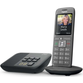 Gigaset Teléfono Fijo CL 660 HX - Pantalla a Color Retroiluminada 2.4', Directorio 400 Contactos, Conexión PC Micro USB, Diseñado y Fabricado en Alemania