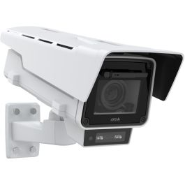Axis Q1656-LE Cámara IP Box Exterior 4MP Varifocal 3.9-10mm IR50 WDR IK10 IP66/IP67 con DLPU, Limpiaparabrisas y Control Temp Ártico