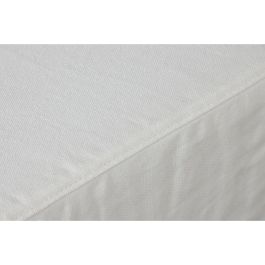 DKD Home Decor Sofá Moderno Blanco de Poliéster y Pluma Desenfundable Desmontable 286 cm Ancho, 95.5 cm Profundidad, 57 cm Alto