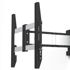 SMS Icon 3D Medium Soporte de Pared para Pantalla, Inclinación/Giro Flexible, Ajustable Extensible, Máx. 25 kg, VESA 100x100, Aluminio/Negro