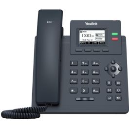 Yealink Teléfono VoIP SIP-T31P | Teléfono IP con Pantalla Gráfica HD Retroiluminada, PoE Integrado y Soporte para 2 Cuentas VoIP para Comunicación Empresarial