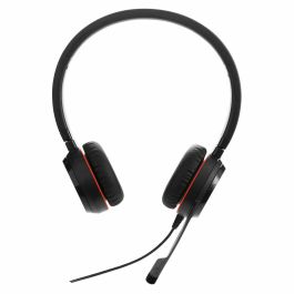 Jabra Evolve 20 SE MS stereo Auriculares diadema con cable para oficina/centro de llamadas, conexión USB, certificación Microsoft Teams