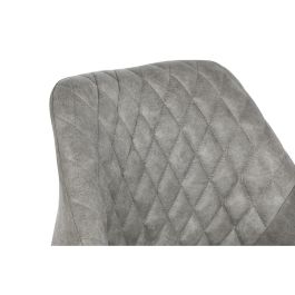 Silla Loft DKD Home Decor Gris Negro 58 x 83 x 55 cm Silla Loft DKD Home Decor Gris Negro 58 x 83 x 55 cm