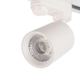 Foco Carril Trifásico LED 10W COB Regulable Flicker Free Blanco Neutro 4000K [1916-TL-10W-T-W]