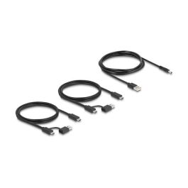 DeLOCK Conmutador USB 5 Gbps Switch 4 x Dispositivo y 2 x Host, 5 Gbit/s, Negro, 54 x 92 x 19 mm