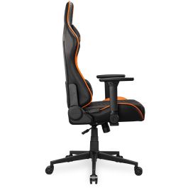 COUGAR Silla Gaming Armor One V2 Negro/Naranja, Piel Sintética, PVC, Reclinable, Altura Ajustable, Soporta hasta 120 kg