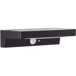 Aplique de exterior - BRILLIANT - BARKER - LED y solar - Detector de movimiento - Plástico - 4 W - Negro Aplique de exterior - BRILLIANT - BARKER - LED y solar - Detector de movimiento - Plástico - 4 W - Negro