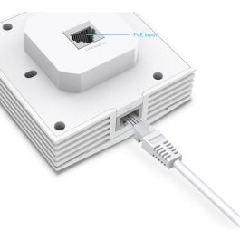 TP-LINK Punto de acceso Wi-Fi 6 de banda dual de placa de pared AX3000 PUERTO: 2 puertos Gigabit RJ45 VELOCIDAD: 574Mbps en 2,4GHz + 2402Mbps en 5GHz