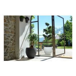 Eda Maceta Redonda Grafito Ø50cm Capacidad 46L Color Gris Antracita