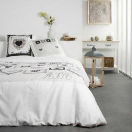 Today Juego de Cama 240x260 cm Matrimonio 100% Algodón 57 Hilos con 2 Fundas Almohada 65x65 cm - Eden White Print Today Juego de Cama 240x260 cm Matrimonio 100% Algodón 57 Hilos con 2 Fundas Almohada 65x65 cm - Eden White Print