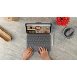 Logitech Combo Touch Teclado con Trackpad para iPad (2022) Gris US Layout