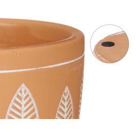Maceta Terracota Hojas Redonda 12.5x10 cm Ibergarden - Cemento Marrón (12 Unidades) Maceta Terracota Hojas Redonda 12.5x10 cm Ibergarden - Cemento Marrón (12 Unidades)