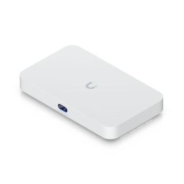 Ubiquiti Cloud Gateway Fiber Desktop 10G SFP+/10 GbE RJ45 con Switch Integrado 4 Puertos 2.5 GbE y PoE+ para Sistemas UniFi