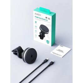 AUKEY Soporte Magnético MagFusion Dash para Móvil - Salpicadero Negro