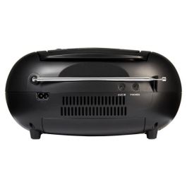 Medion MED4061275196481 Radio CD Portátil FM, 2x2.2W RMS, Color Negro
