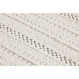 DKD Home Decor Alfombra Colección Carpets abril 25a Estilo Boho Crudo de Lana y Viscosa Antideslizante 4000 gsm - 230 x 160 cm