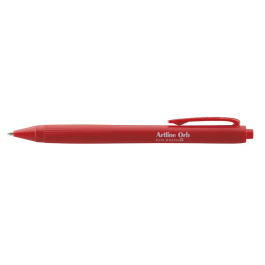 Artline ORB Eco Green - Bolígrafo Retráctil de Tinta Aceite, Punta 1.0 mm, Color Rojo