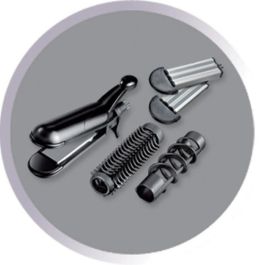 Remington S8670 Moldeador de Pelo 5 en 1: Alisa, Riza, Ondula, Espirala y Gofrado con 4 Accesorios Cerámica Iónica