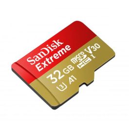 Tarjeta de Memoria SanDisk Extreme 32GB microSD HC UHS-I con Adaptador/ Clase 10/ 100MBs