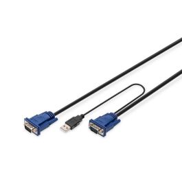 Digitus KVM Cable Set,VGA,PS/2-Mouse,PS/2-Keyboard, USB black, 3,0 m Precio: 11.49999972. SKU: B1DSAT22CF