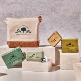 Dr. Tree Champú y Gel Sólidos Piel Sensible Estuche 4 piezas