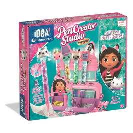 Clementoni 8005125182039 Taller de Plumas Edición Gabby y la Casa Mágica