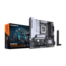 GIGABYTE B860M GAMING X WIFI6E Placa base para CPUs Intel Core Ultra, DDR5 hasta 9200MHz, PCIe 5.0, Wi-Fi 6E, USB 4