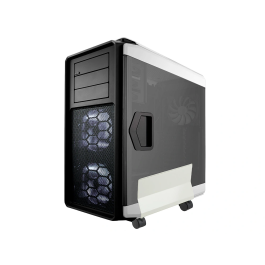 Q-connect Soporte para CPU Metal Regulable con Ruedas Giratorias y Ajuste de Anchura (115-170 mm)