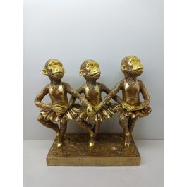 Figura Colonial DKD Home Decor Dorado 12.5 x 29 x 32.5 cm