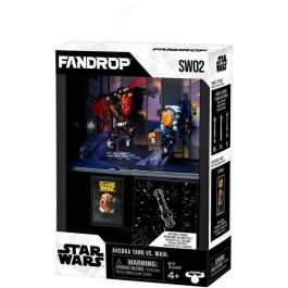 Fandrop FAN0630996920756 Figura Star Wars: Darth Maul vs Ahsoka - Vitrina con Escena de Culto + Mini Póster - 18 cm