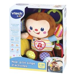 VTECH BABY Noah, Little Activity Monkey, Juguete de Desarrollo Interactivo Colgante para Bebés, Estimula Sentidos, 3 a 36 meses
