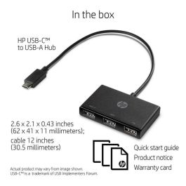 HP Hub USB-C a USB-A para Conexión de Accesorios Precio: 24.58999994. SKU: B1EPJX2LHQ