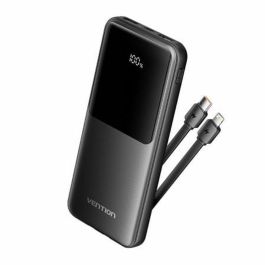 Vention FHOB0 Powerbank 10000mAh 22.5W Carga Rápida Negro con Cables USB-C y Lightning Integrados, 3 Salidas USB, 2 Entradas Precio: 19.49999942. SKU: B1866TRWGT