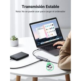 Ugreen 70336 Hub USB-C a 4 Puertos USB 3.0 Super Velocidad 5 Gbps para MacBook Air/Pro, iPad Pro/Air, PC, PS5, Smart TV