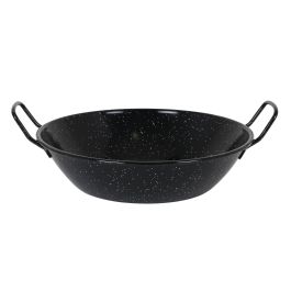 La Estrella Paellera Honda Bordonada Jaspeada 36 cm 7 L (8 Unidades)