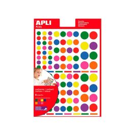 Gomets Apli Autoadhesivo Formas Surtidas Multicolor Blister De 6 Hojas