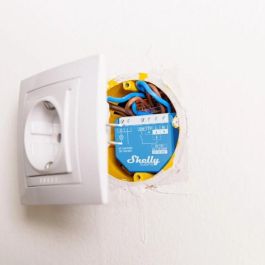 Shelly Qubino Wave 1 Relé Interruptor Inteligente 1 Canal Empotrable Z-Wave 16A para Hogar Domótica